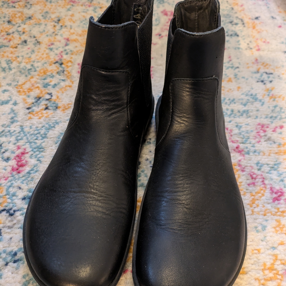 Vivo Barefoot Geo Chelsea Black Ankle Boots